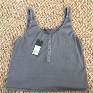 Target - Wild Fable Tank Top - Blue/Grey - Size XL